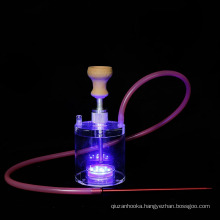 New model acrylic material shisha  hookah with led light